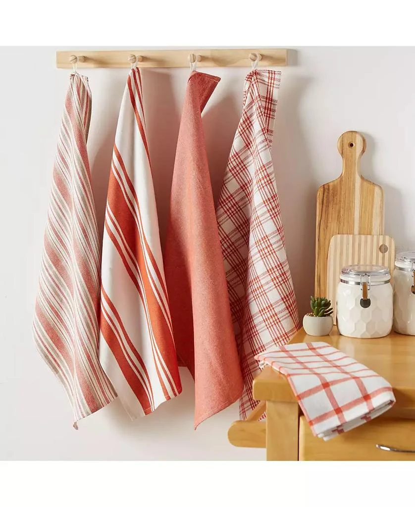 Design Imports Asst Spice Woven Dishtowels, Set of 5 4