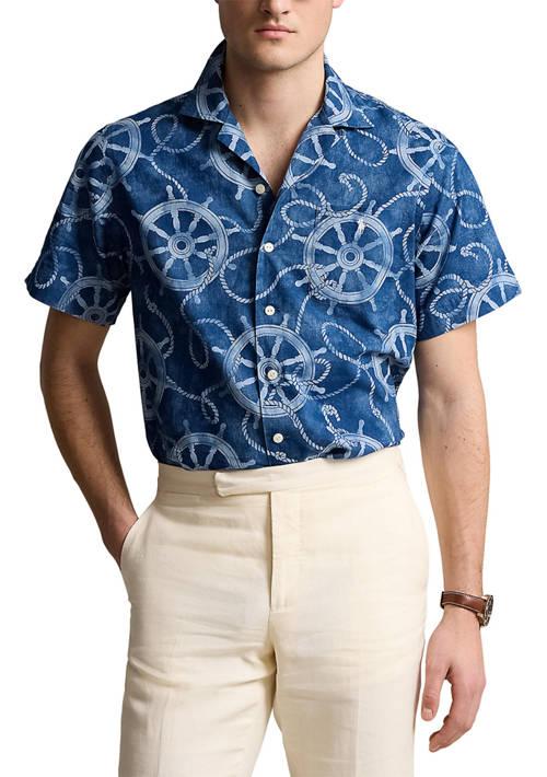 Ralph Lauren Ralph Lauren Classic Fit Cotton Linen Camp Shirt