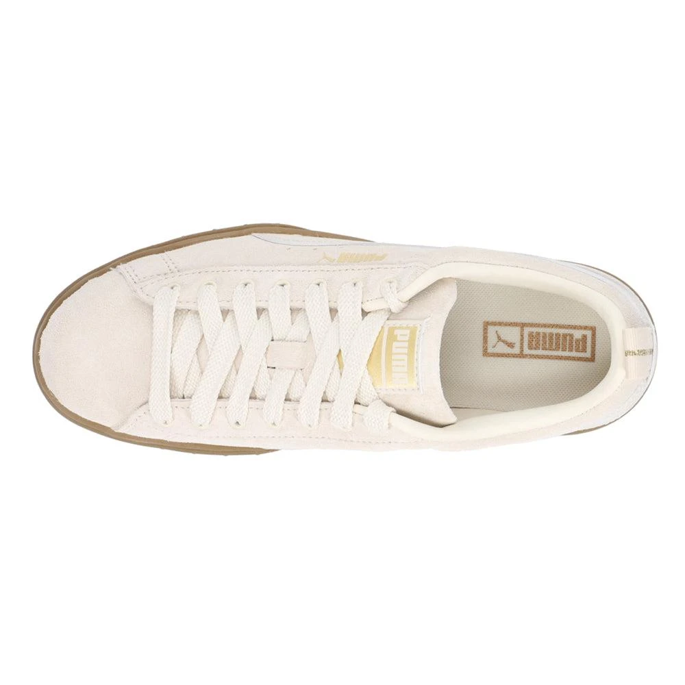 Puma Mayze Brushed Tan Lace Up Sneakers 4