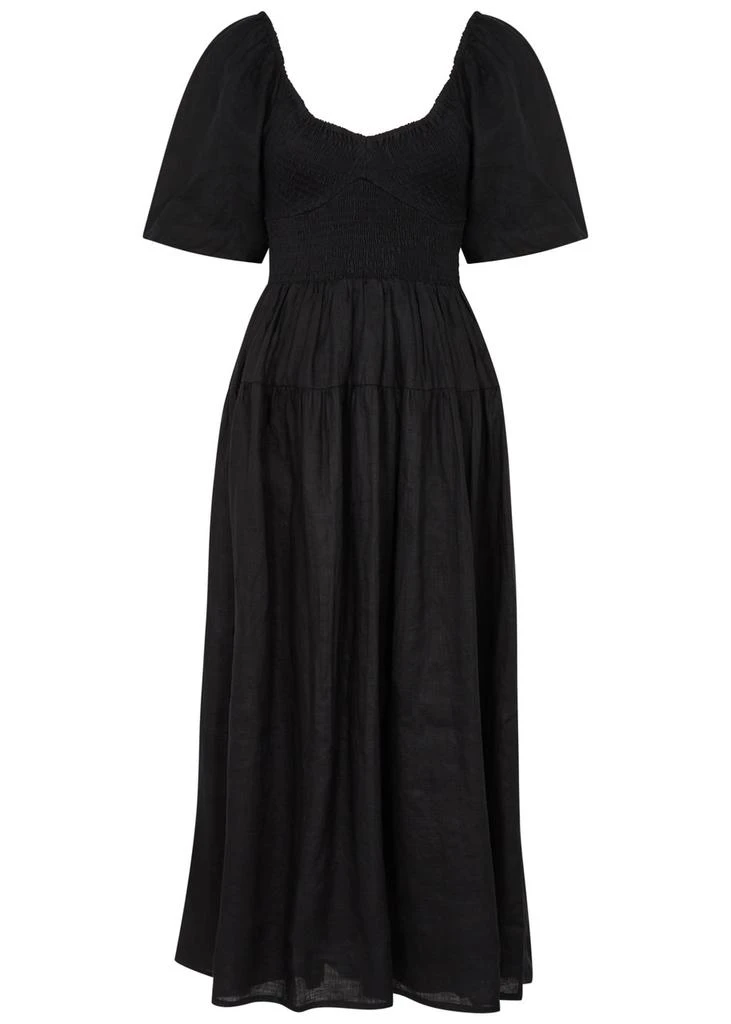 Faithfull the Brand Rosarico linen midi dress 1