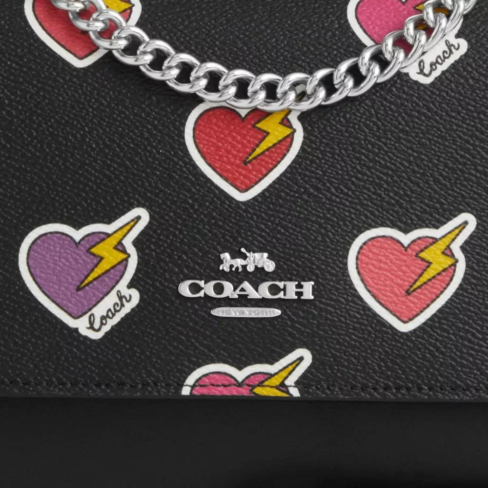 Coach Klare Crossbody Bag With Heart Bolt Print 7