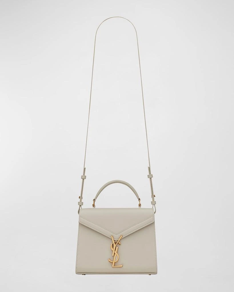 Yves Saint Laurent Cassandra Mini YSL Top Handle Crossbody Bag in Grained Leather 1