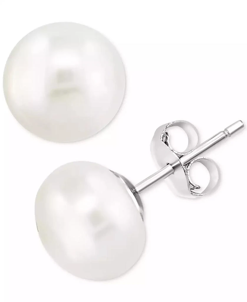 Effy EFFY® 3-Pc. Set Pink, Peach, & White Cultured Freshwater Pearl (9mm) Stud Earrings in Sterling Silver 2
