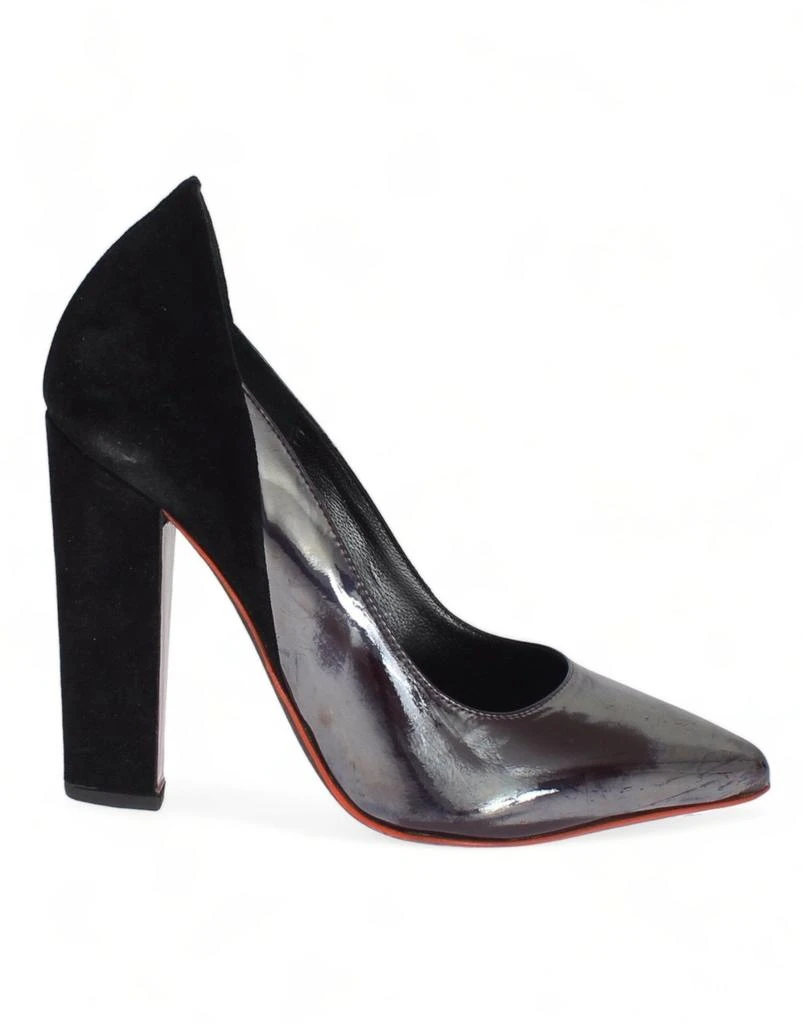 Cedric Charlier Chic Metallic  Leather Women's Pumps 2