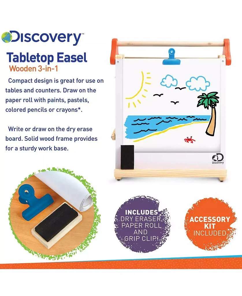 Discovery Kids STEM Tabletop Easel 5