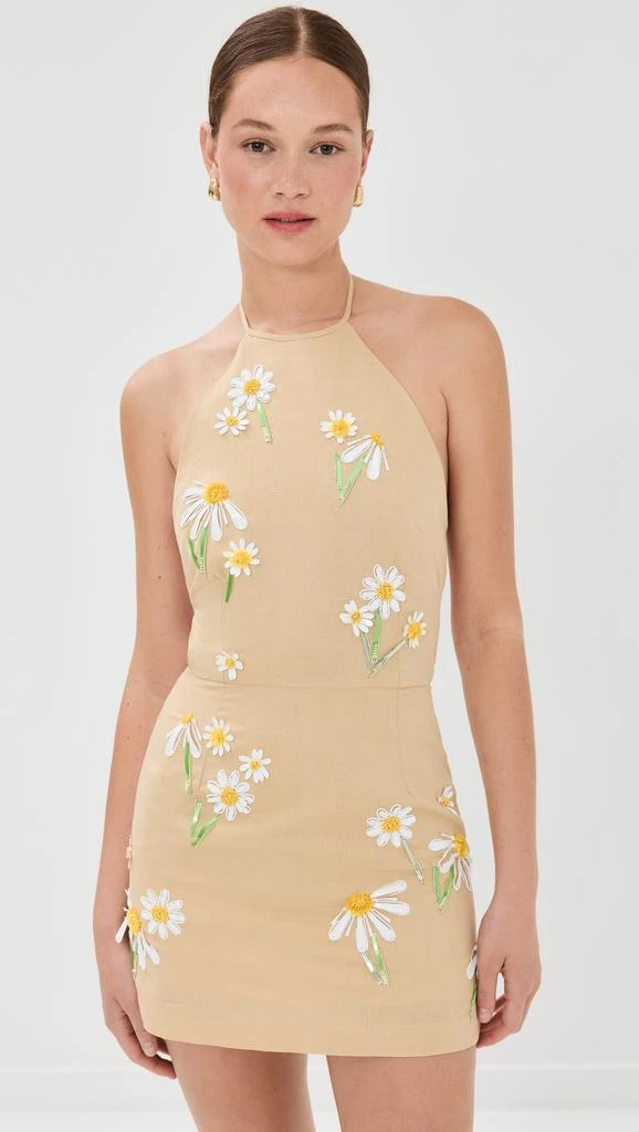 Bernadette Delilah Embroidered Mini Dress 6