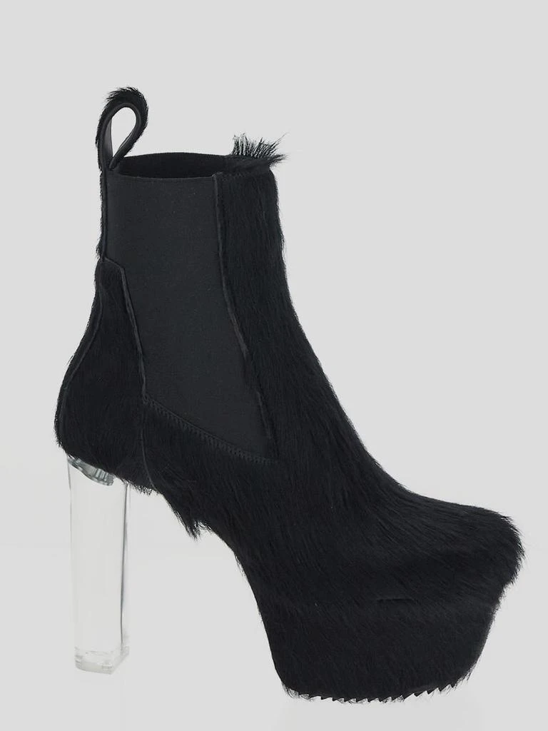 Rick Owens Rick Owens Block Heel Lido Minimal Grill Beatle Boots 1