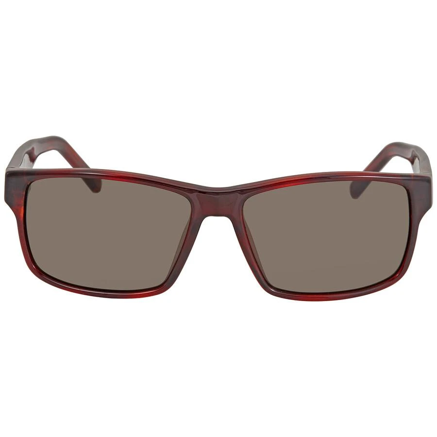 Shop Salvatore Ferragamo Brown Rectangular 58 mm Men display picture 2