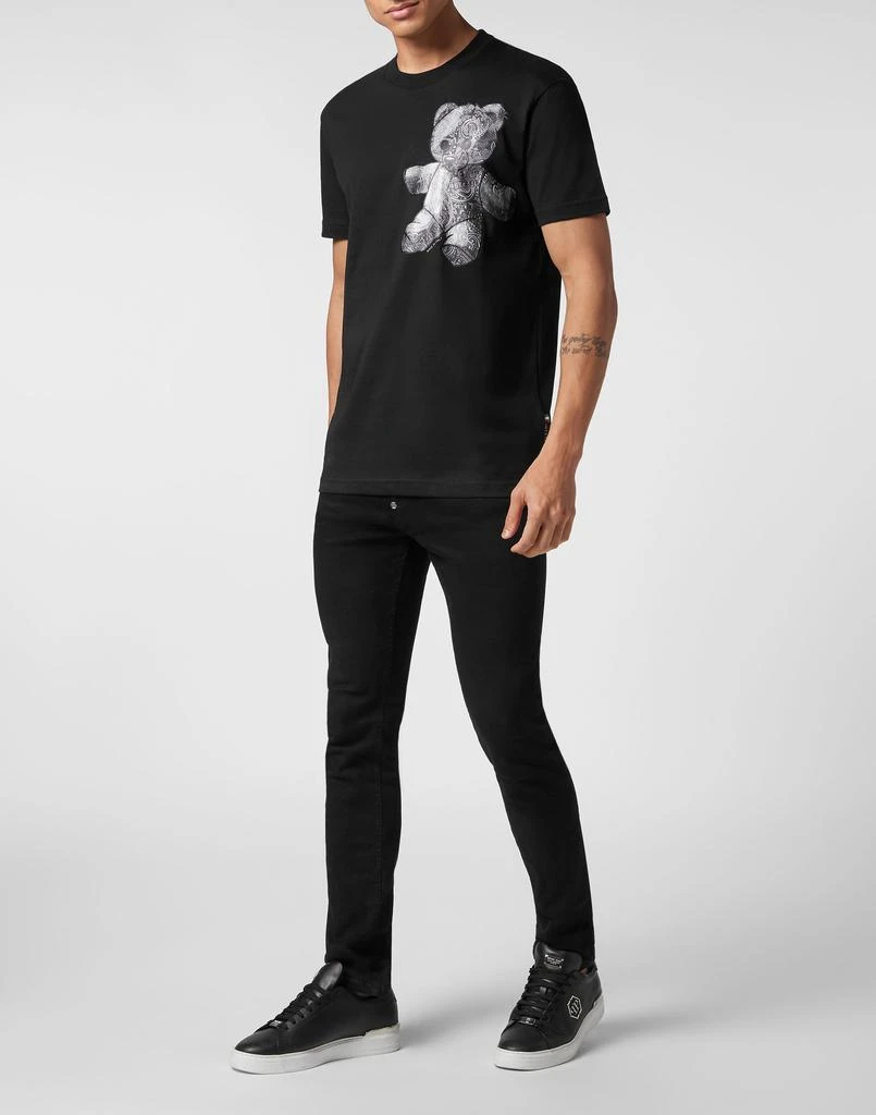 Philipp Plein T-shirt Round Neck SS Paisley Teddy Bear 2