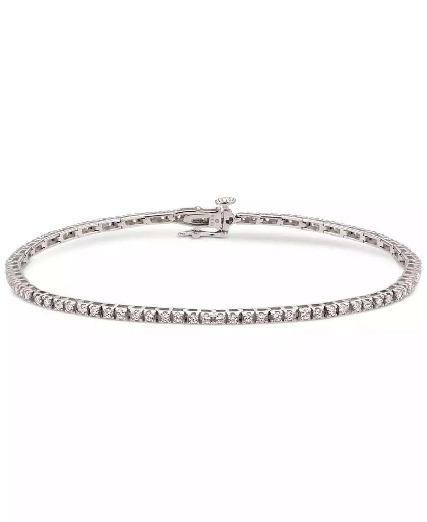 Macy's Diamond Tennis Bracelet (1-1/2 ct. t.w.) in 10k White Gold 1