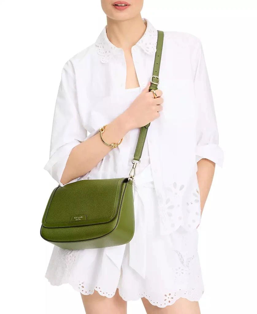 Kate Spade Hudson Pebbled Leather Flap Small Shoulder Bag 2