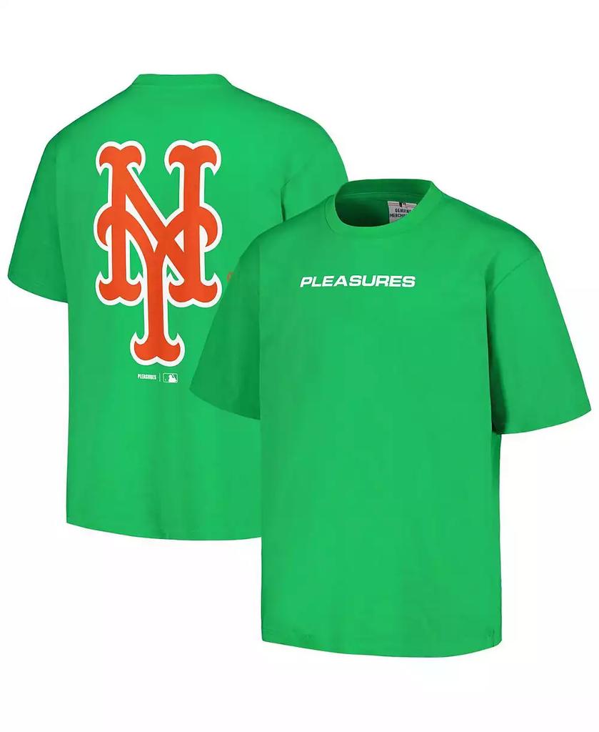 Pleasures Men's Green New York Mets Ballpark T-shirt