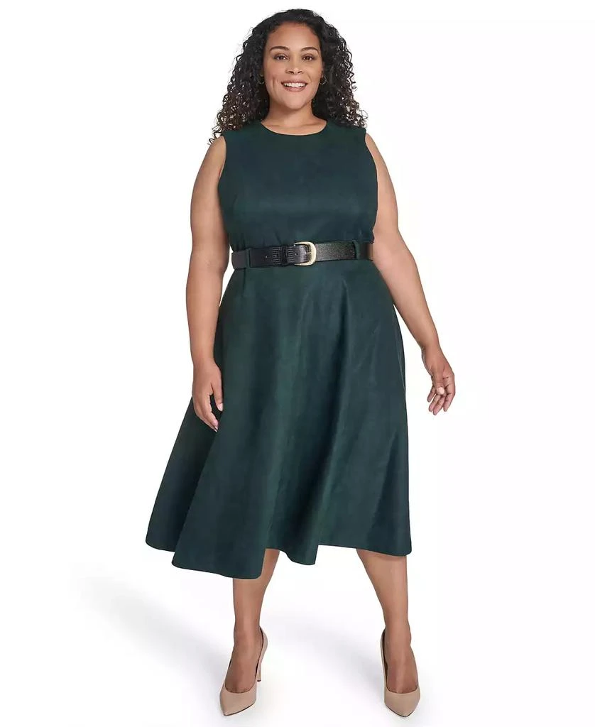 green emerald velvet dress Calvin Klein Women's Plus Size Tiered Bell Sleeve Dress  Biggybargains