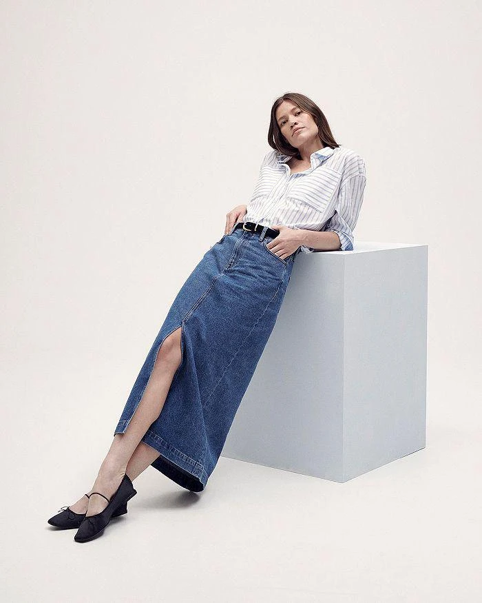 Barbour Ella Denim Midi Skirt 2