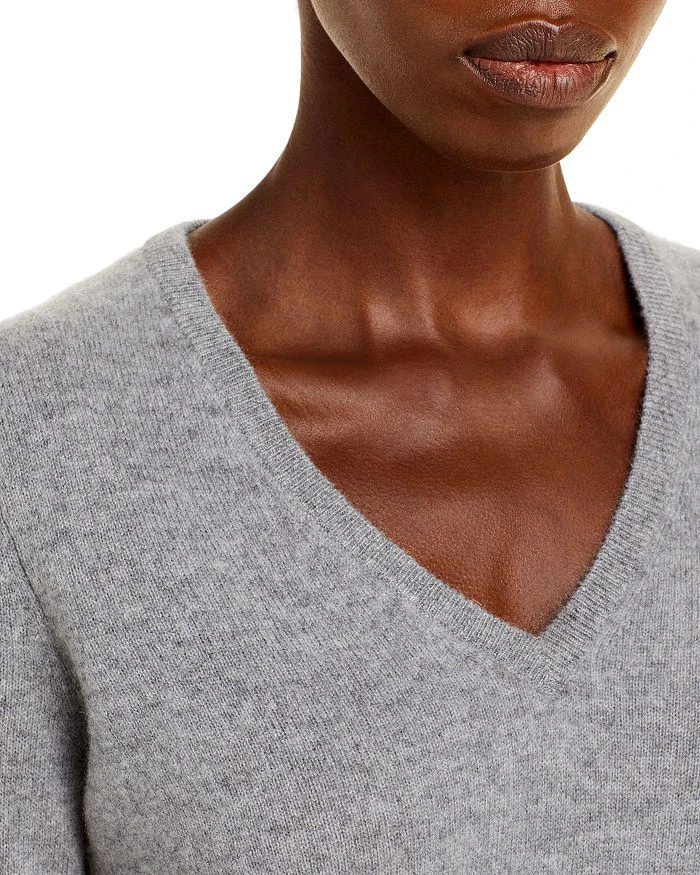 Bloomingdale's C by Bloomingdale's V-Neck Cashmere Sweater - Exclusive 5
