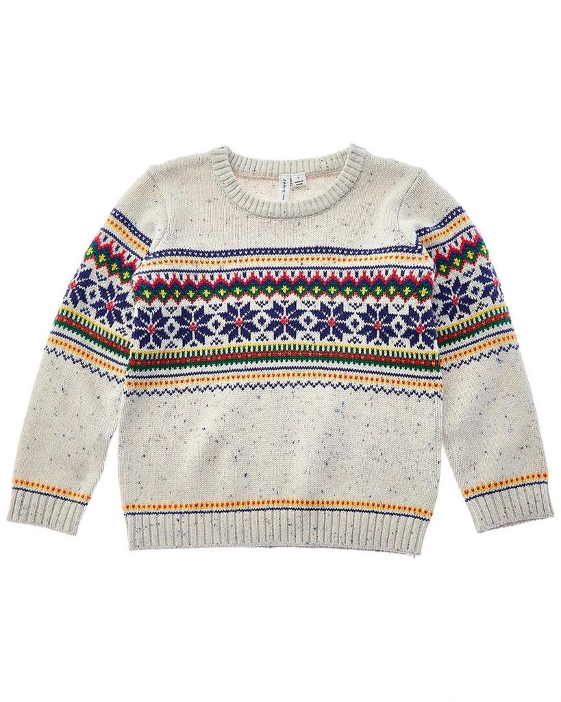 Janie and Jack The Flurry Fairisle Sweater 1