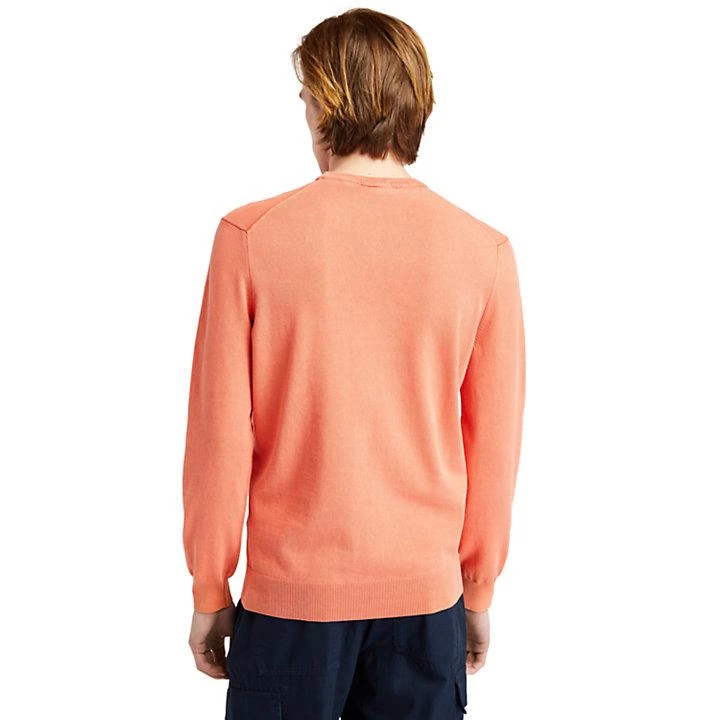 Timberland Lightweight Washed Jumper for Men in Orange 2