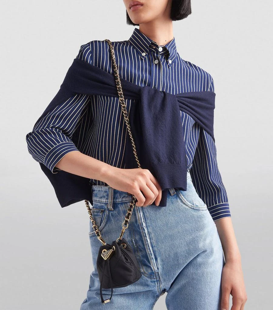 Prada Mini Re-Nylon Quilted Pouch 5