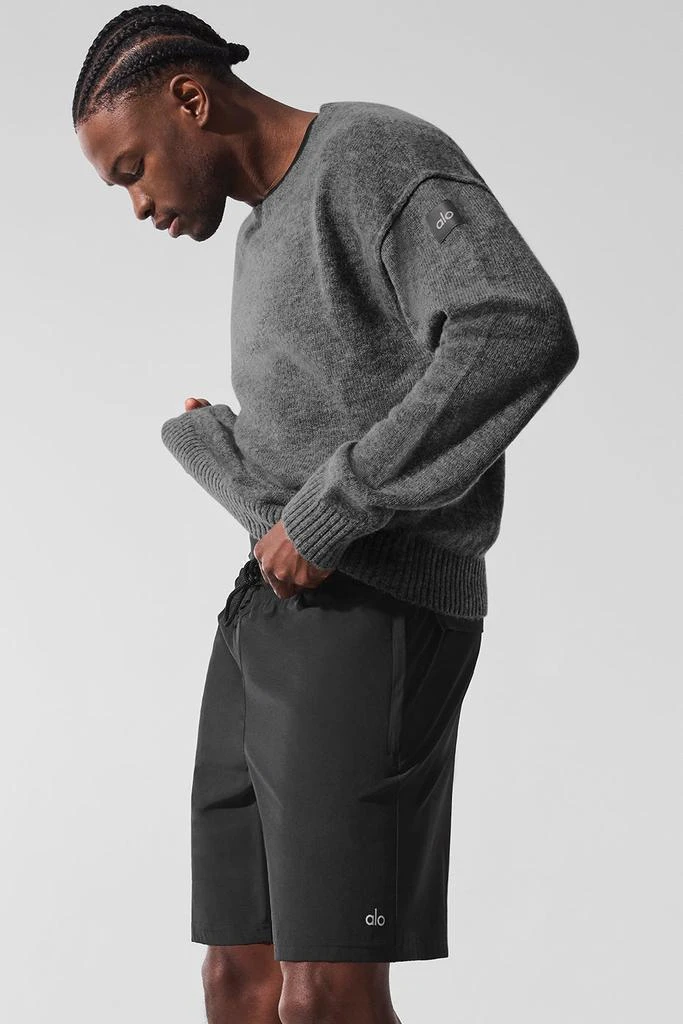 Alo New Class Cashmere Crewneck Sweater - Platinum Grey 5