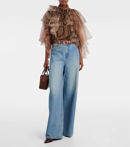 Zimmermann Memento ruffled silk blouse 2