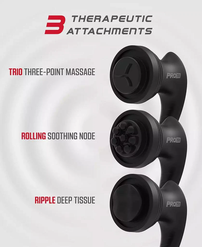 Tzumi PROfit Handheld Multi-Speed Shiatsu Massager 7