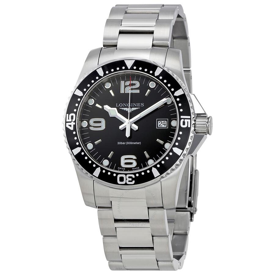 Longines HydroConquest Black Dial Men's 41mm Watch L37404566