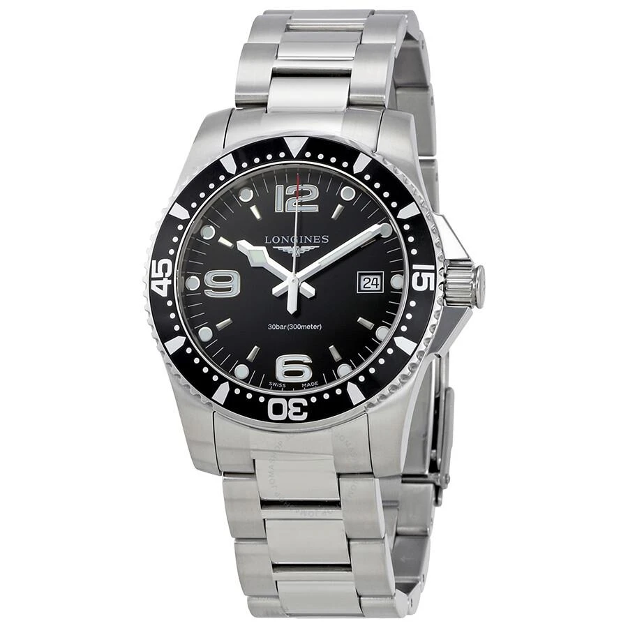 Longines HydroConquest Black Dial Men's 41mm Watch L37404566 1