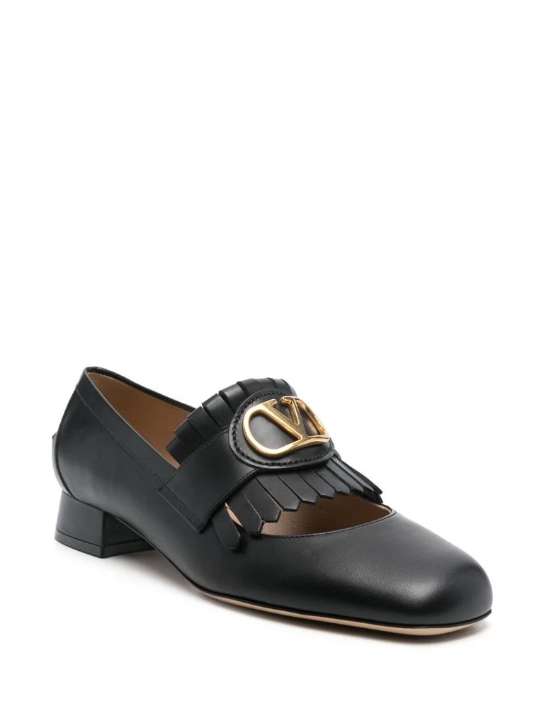 Valentino VLOGO SIGNATURE LEATHER LOAFERS 3