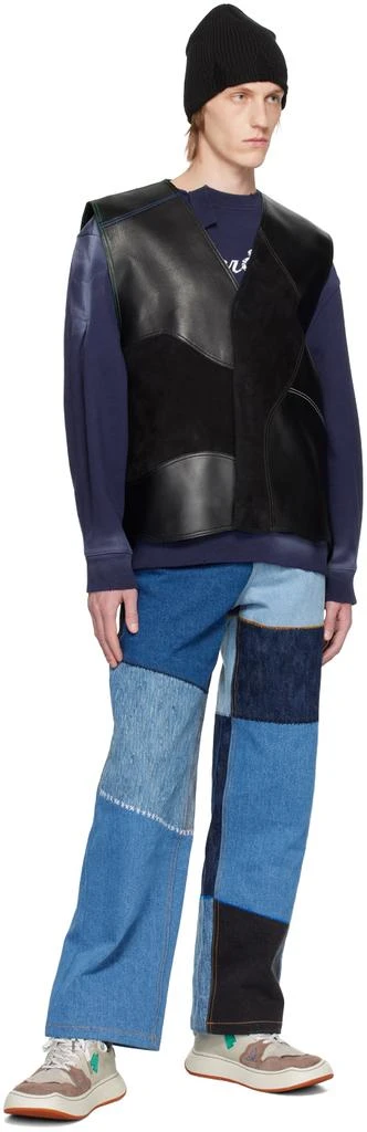 ADER error Blue Paneled Jeans 4