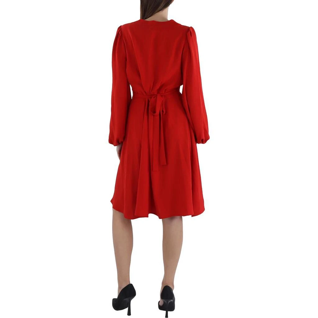 Tommy Hilfiger Womens Blouson Sleeves V-Neck Wrap Dress 4