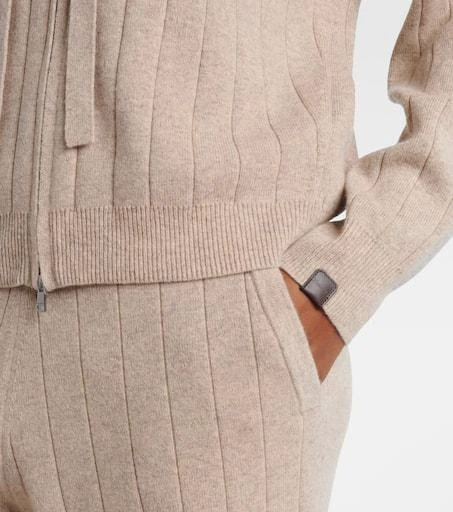 Max Mara Rubiera cashmere zip-up hoodie 5