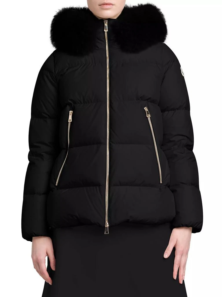 Moncler Laiche Fur Short Down Jacket 2