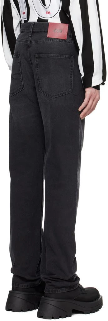 424 Black Baggy-Fit Jeans 3