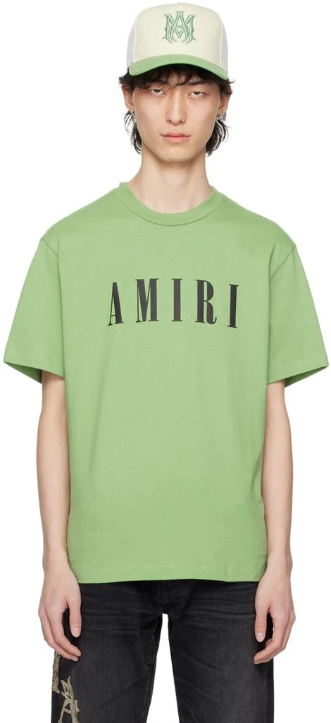 AMIRI Green Bonded T-Shirt 1