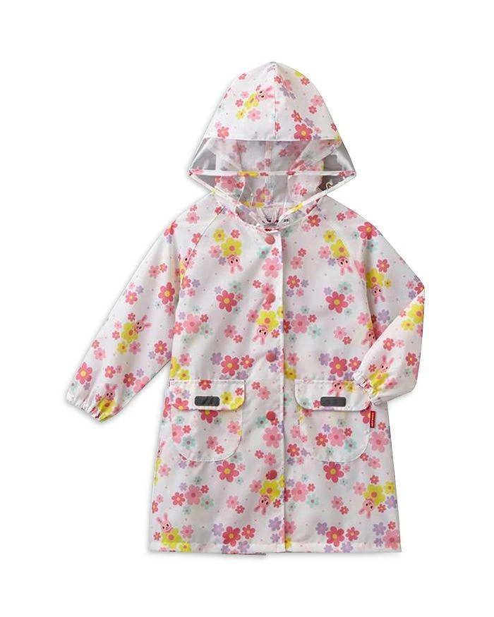 Miki House Girls' Floral Print Raincoat 1