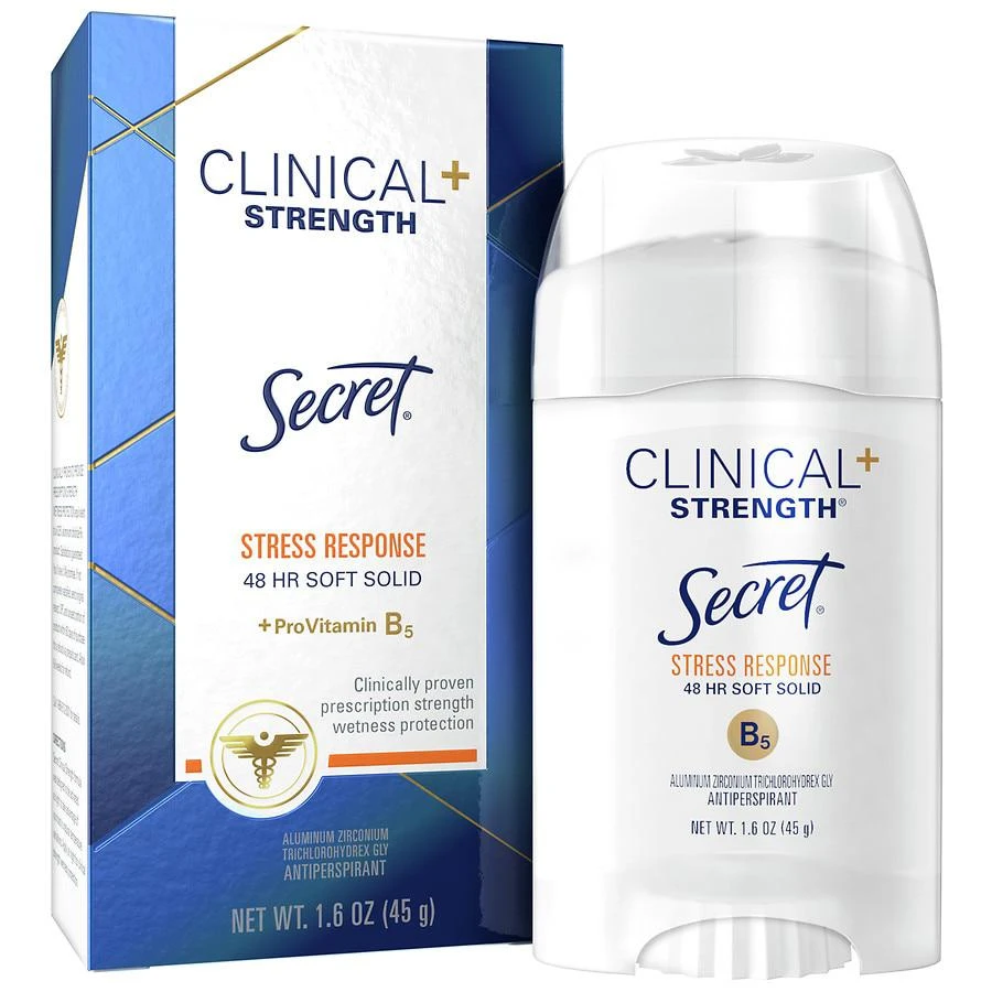 Secret Clinical Strength Soft Solid Antiperspirant and Deodorant for Women Stress Response 1