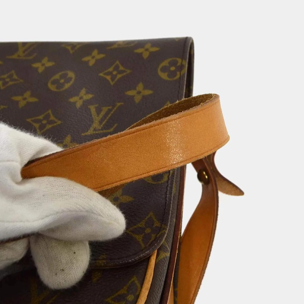Louis Vuitton Louis Vuitton Brown Monogram Canvas Cartouchiere GM Shoulder Bag 4