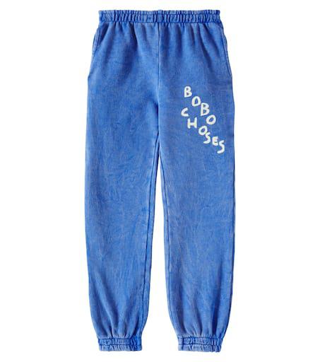 BOBO CHOSES Logo cotton jersey sweatpants