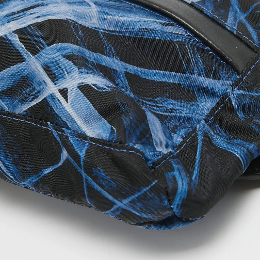 MontBlanc Montblanc Black/Blue Nylon Meisterstuck Selection Glacier Belt Bag 12