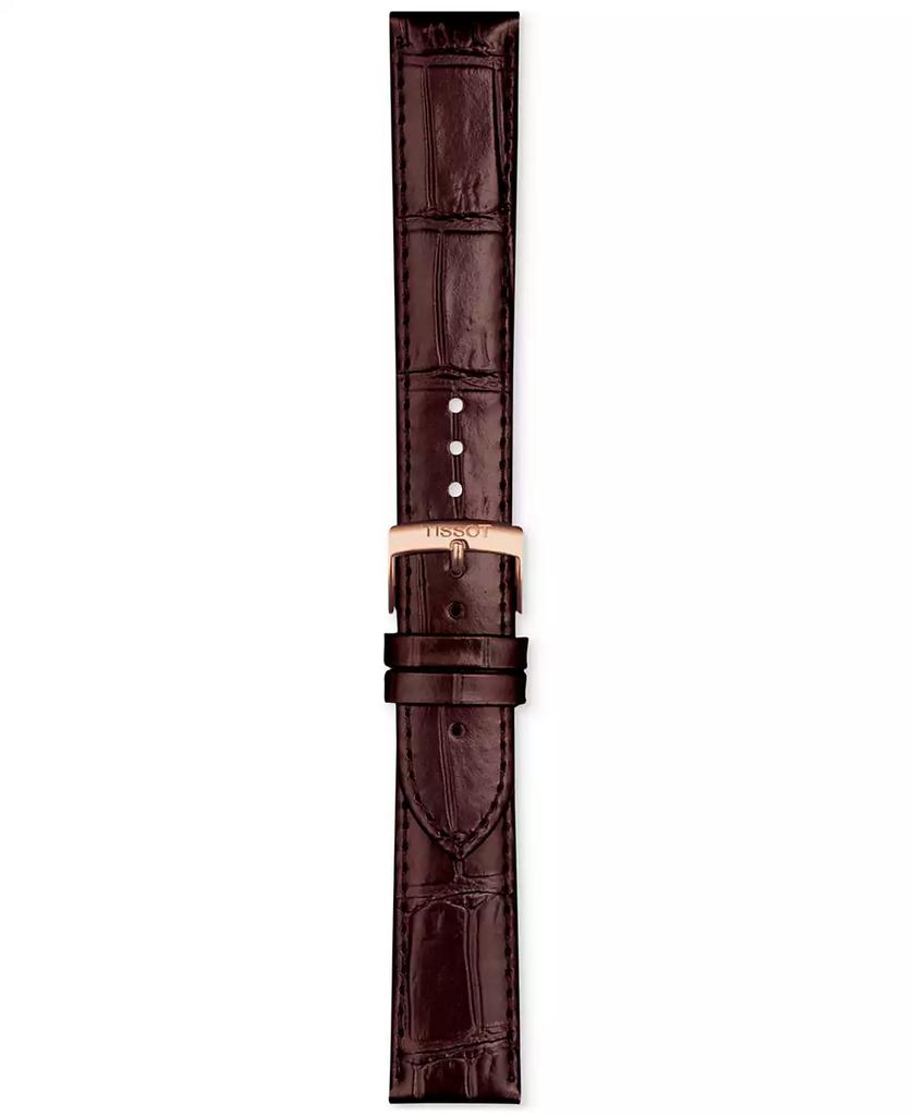 Tissot Official Interchangeable Brown Leather Watch Strap