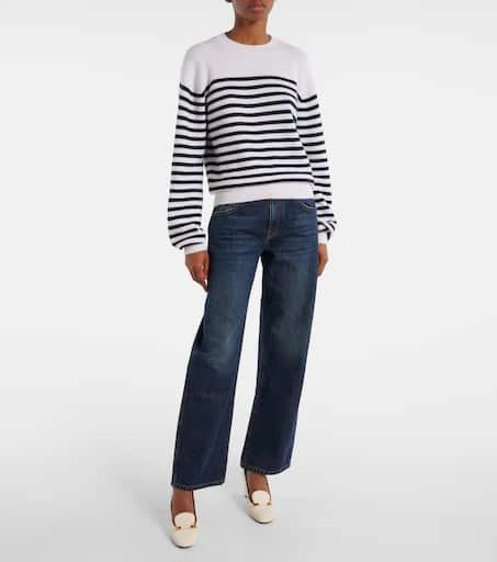 Khaite Kerrie mid-rise wide-leg jeans 2