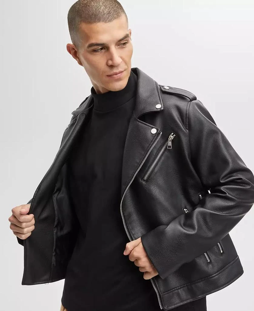 Mode of One Men's Biker Jacket, Created for Macy's 3