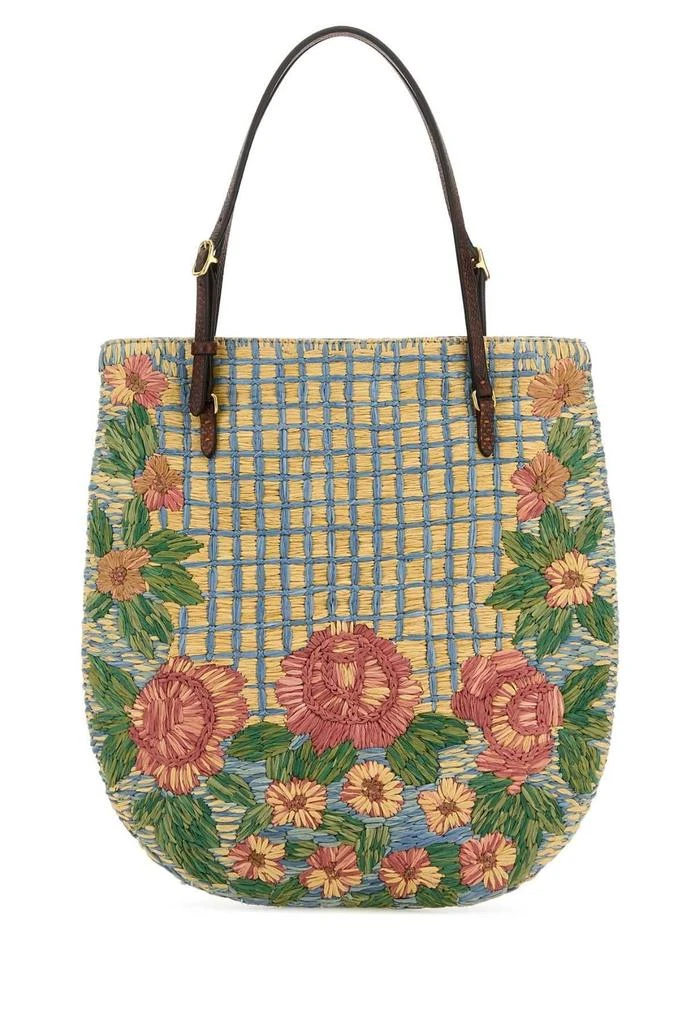 Valentino Valentino Flower Embroidered Bucket Bag 2