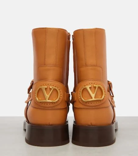 Valentino VLogo leather ankle boots 5