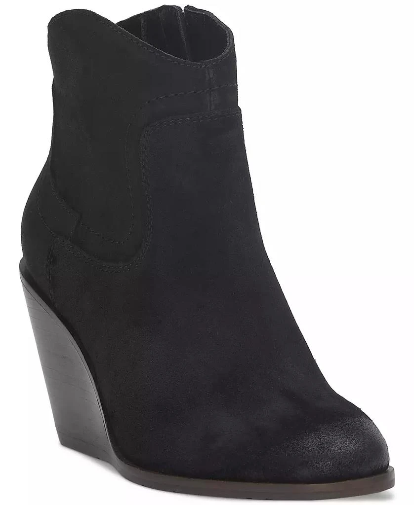 Lucky Brand Women's Waltz Suede Wedge Booties 1