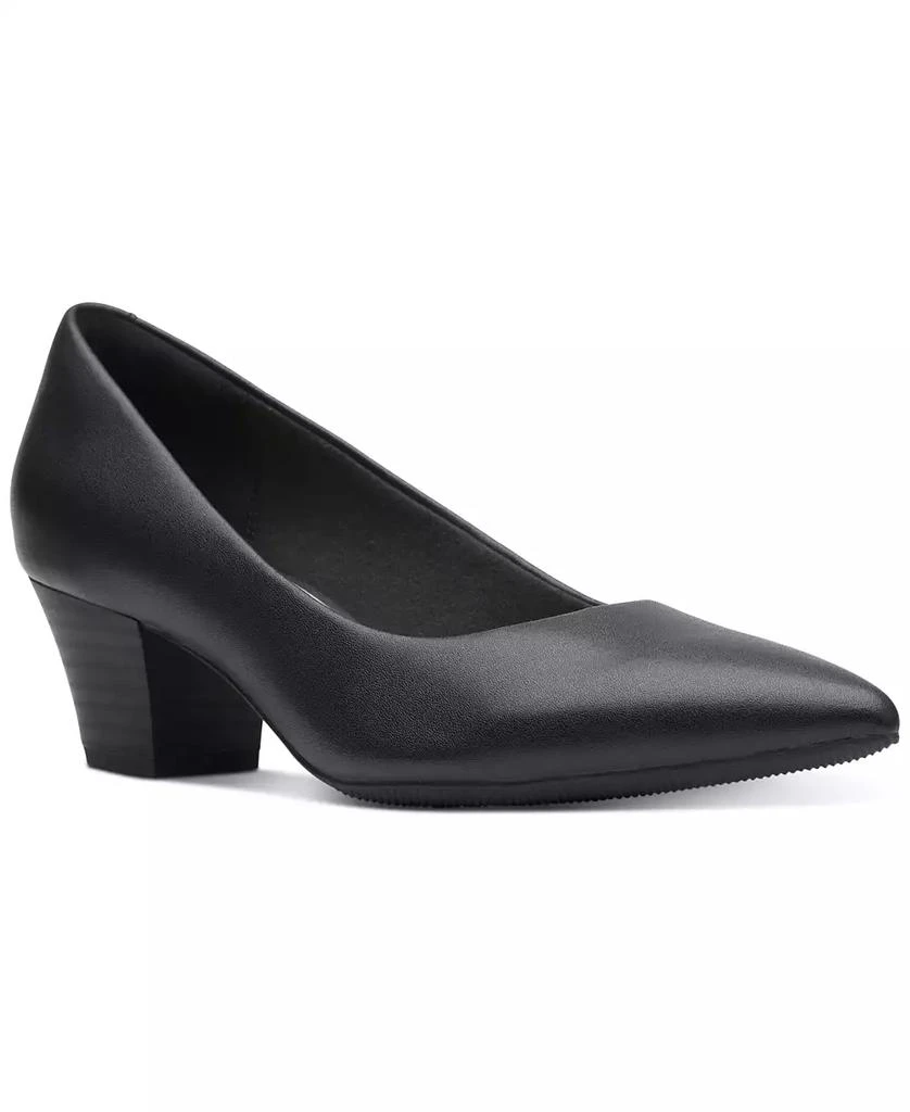 Clarks Women's Teresa Step Block-Heel Comfort Pumps 1