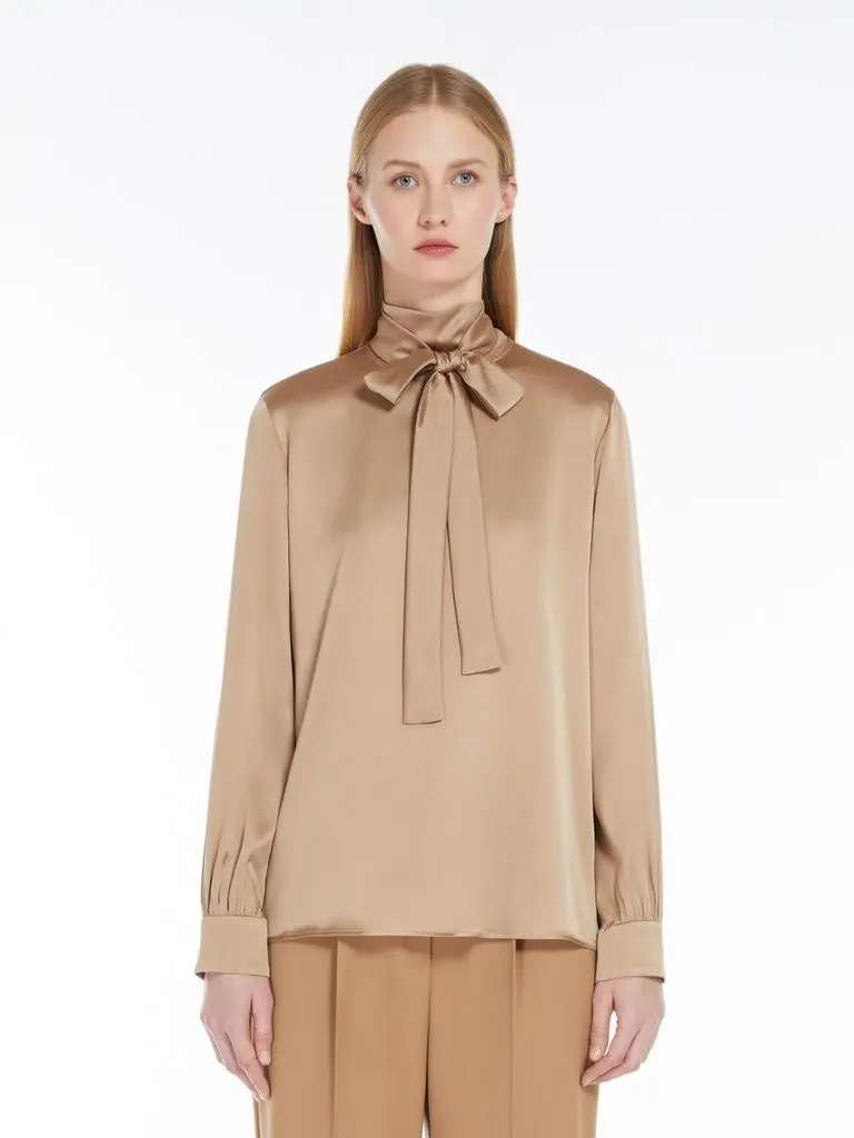 Max Mara Silk satin shirt 7