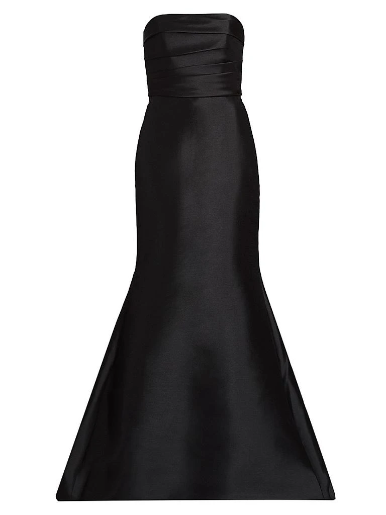 amsale black dress Amsale evening P451M