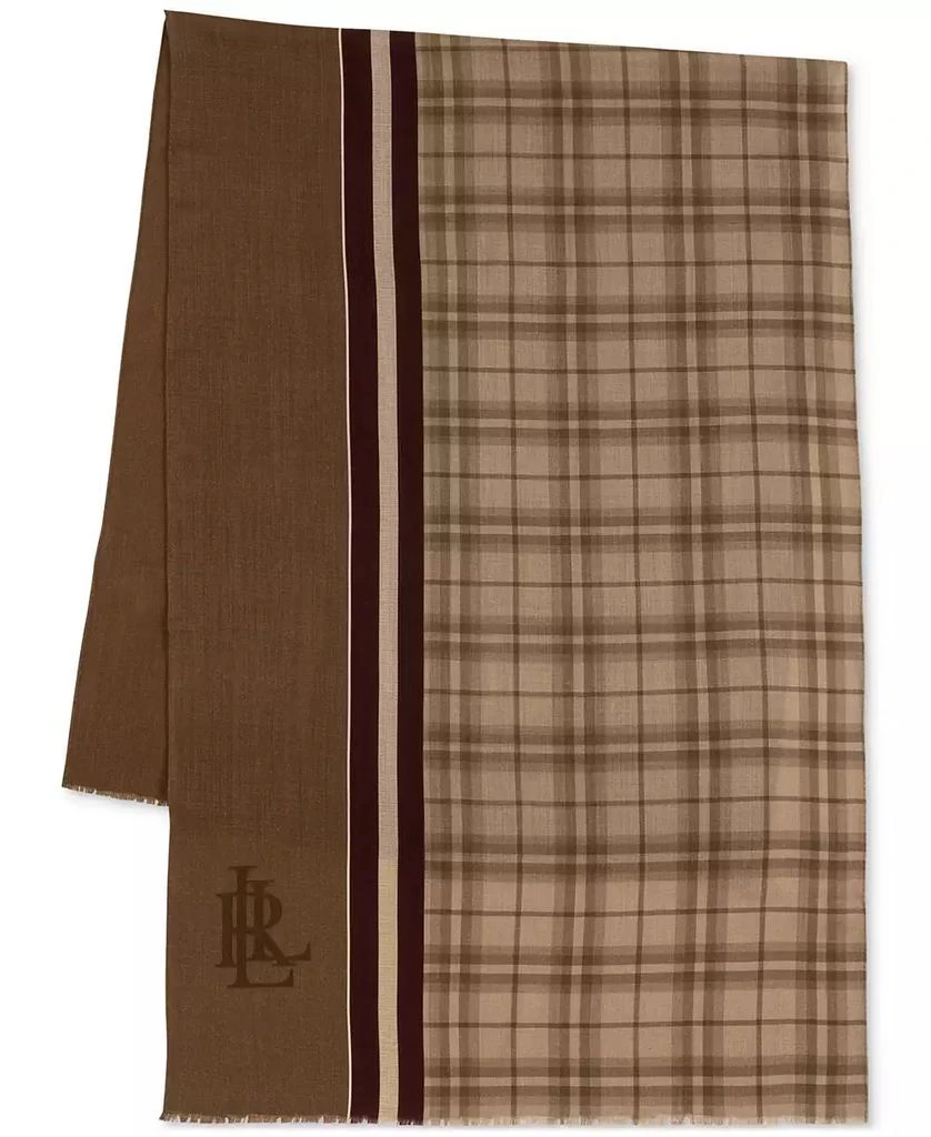 Ralph Lauren Plaid Wrap Scarf 3