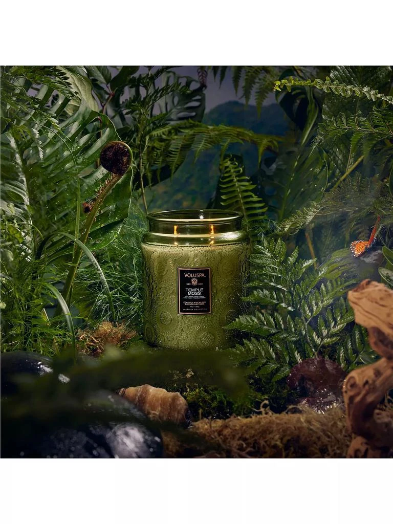 Voluspa Japonica Temple Moss Luxe Jar Candle 3